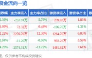 股票行情快报：航天信息（600271）5月20日主力资金净卖出757.91万元