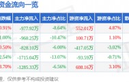 股票行情快报：圣元环保（300867）4月14日主力资金净卖出977.92万元