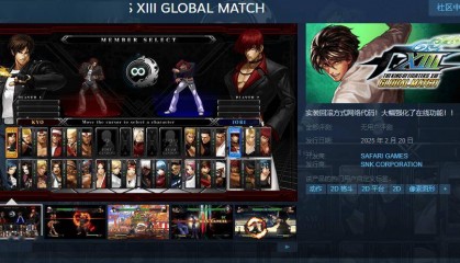 拳皇13在线对战来了！支持中文