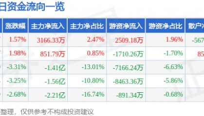 股票行情快报：拓维信息（002261）12月19日主力资金净买入3166.33万元