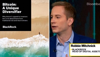 贝莱德定调：BTC更像避险资产、Plan B喊明年BTC上看100万成笑柄