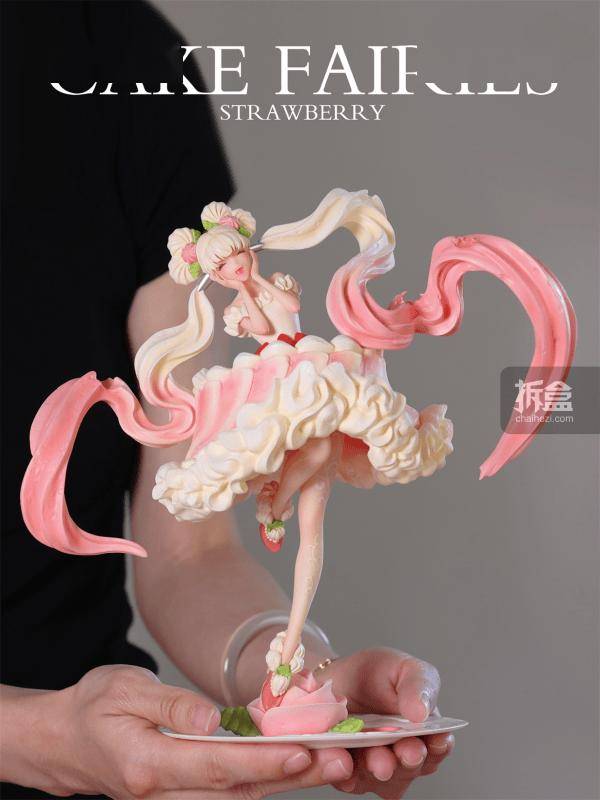 WEARTDOING 甜点精灵 芝士草莓 抹茶慕斯 原创GK手办